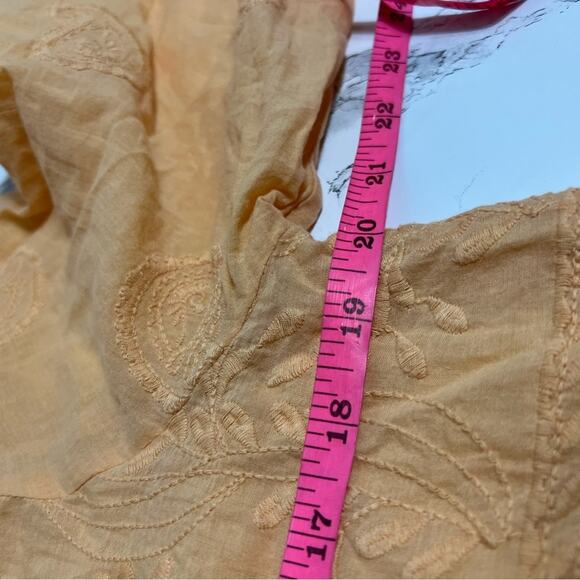 Anthropologie forever that girl Easton Embroidered Tunic Blouse Sz 8 - Picture 6 of 8